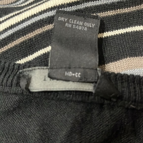 The Limited black/gray/cream stripe vest, size L, perfect condition. - Picture 6 of 6